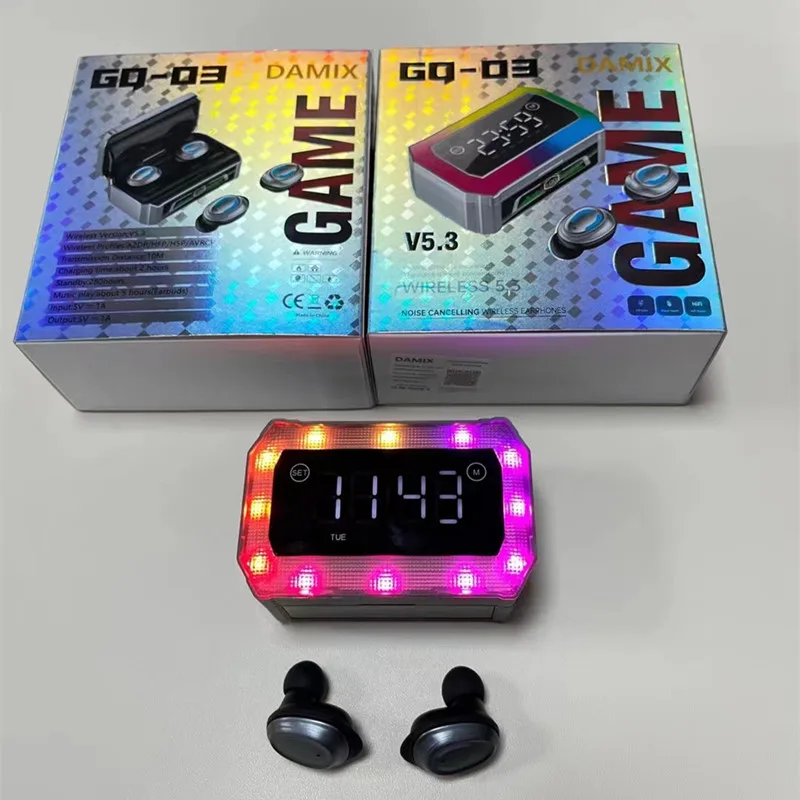 Audífonos Gamer GQ-03 RGB Bluetooth 5.3 🎮🎧